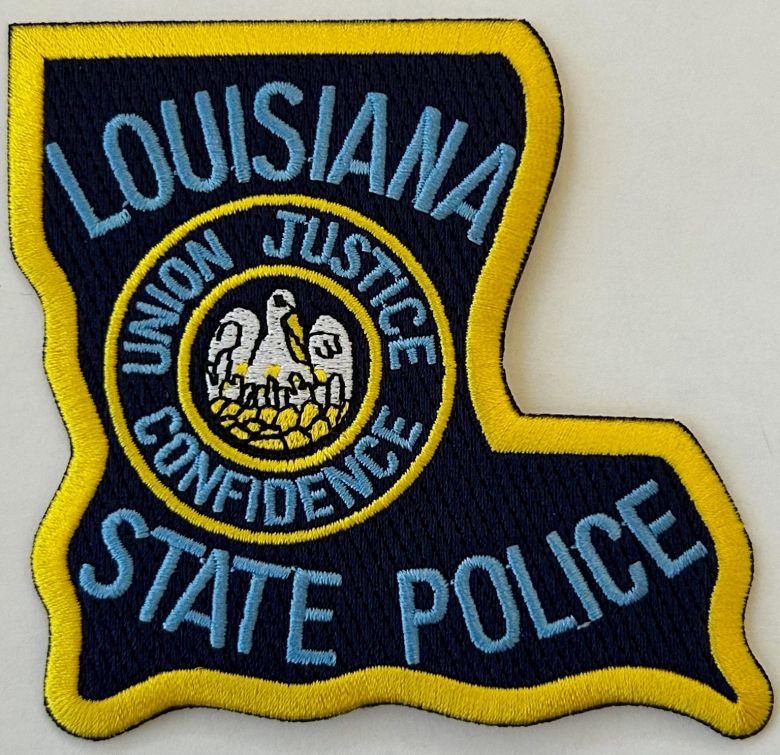 LOUISIANA STATE POLICE SHOULDER PATCH - SEW ON.